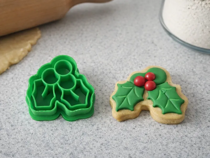 Holly Leaves Cookie Cutter
