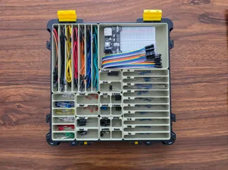 Gridfinity 5x5 4U bins ELEGOO Electronic Fun Kit