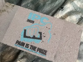 Pain is the Prize Two Color Stencil