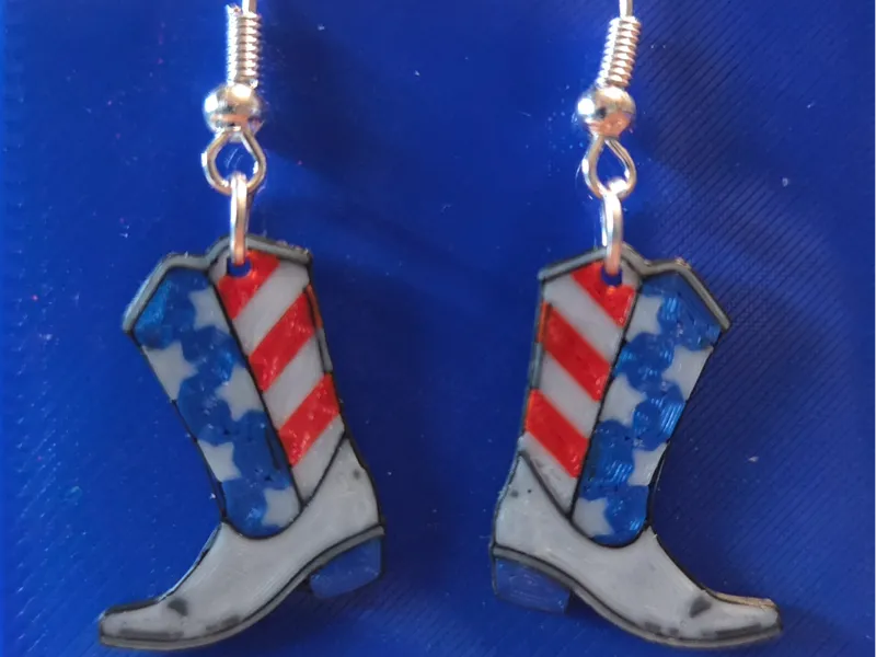 USA cowboy boot