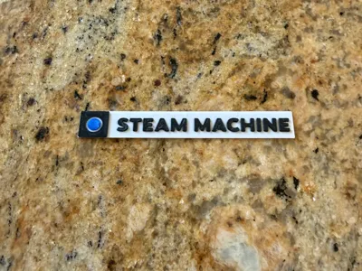Steam Machine Case Badge