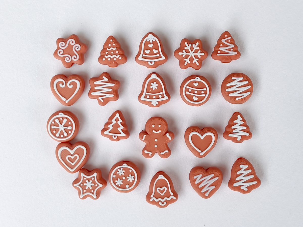 Tiny Gingerbread - Paracord Bead - 1