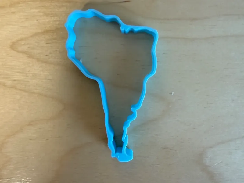 South America outline