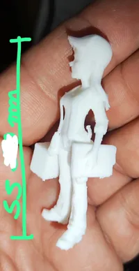 Figurine ouvrière avec caisse à outils — photo 5
