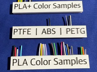 PLA+ PLA ABS PETG PTFE Sample Holder 40 holes-Ver3