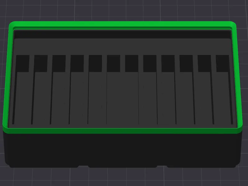 GridFinity Filament-Tag Box