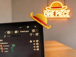 One Piece Straw Hat Monitor Charm