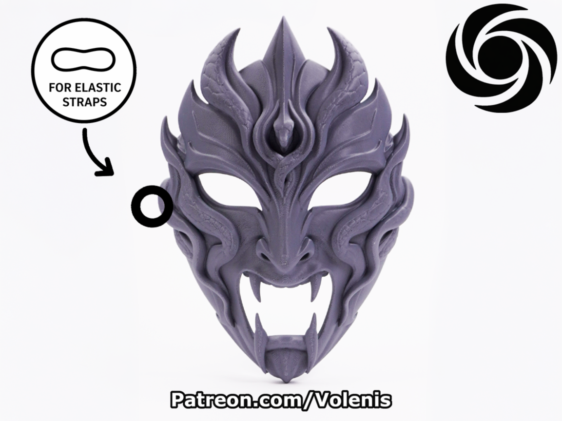Snake Guardian Mask Cosplay Wearable