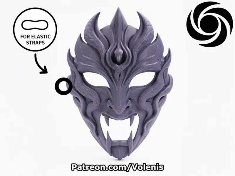 Snake Guardian Mask Cosplay Wearable
