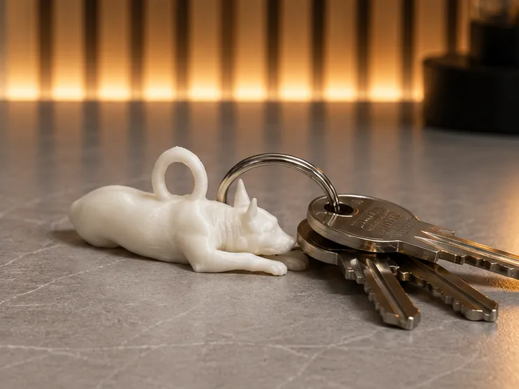 Bull Terrier - Keychain - Animal - Dog