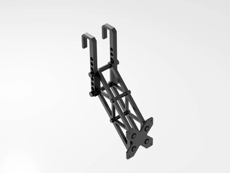 Partition-Mounted Monitor Bracket v2