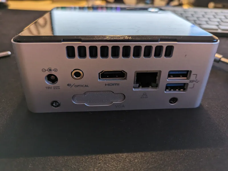 Intel NUC VGA Port Blank