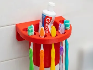 Organizador: SmileStation - Multi-Brush Wall-Mounted Organizer — vista de referencia 3