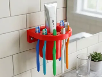 Organizador: SmileStation - Multi-Brush Wall-Mounted Organizer — vista de referencia 4