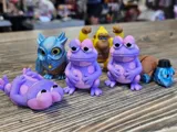 Фигурка Derpy frog с артикулирани стави