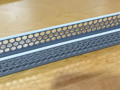 Gridfinity 1x8x6 bin split for smaller printers