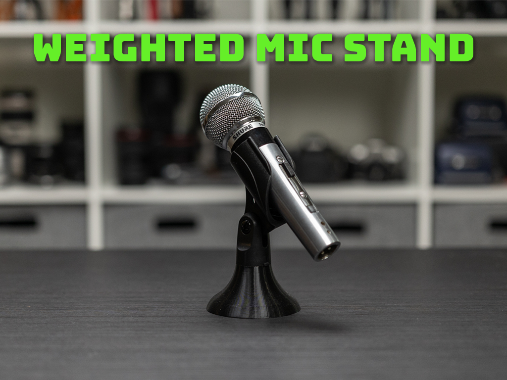 Weighted Desktop Mic Stand