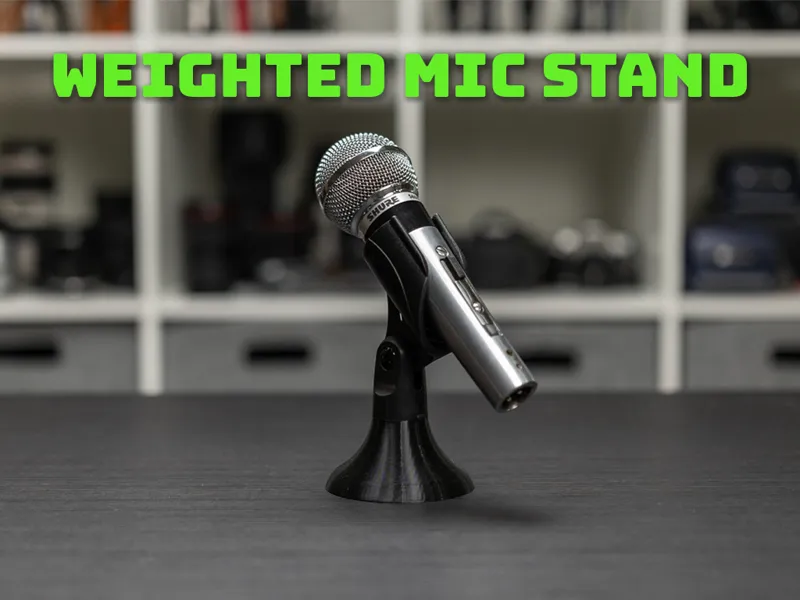Weighted Desktop Mic Stand