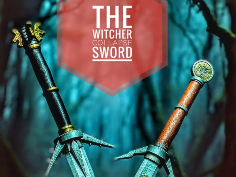 The Witcher collapse sword
