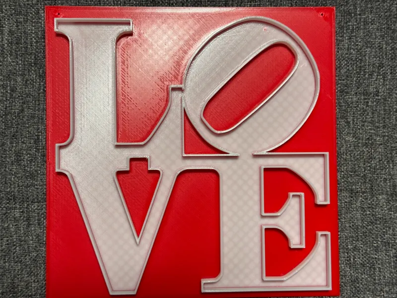 LOVE wall sign