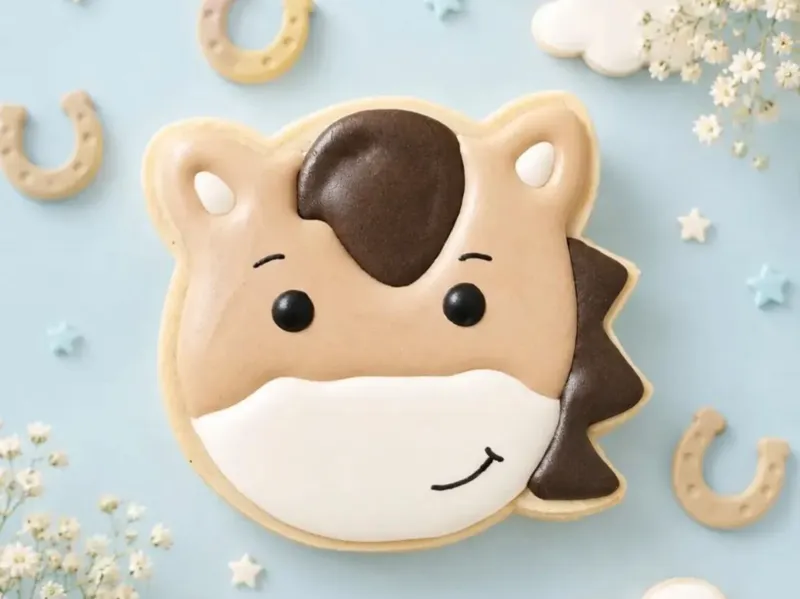 Cortante galletas Cabeza de Caballo tierno 8 cm