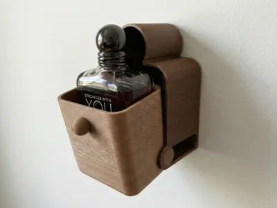 The Scent Vault: Wall-Mounted Sliding Display