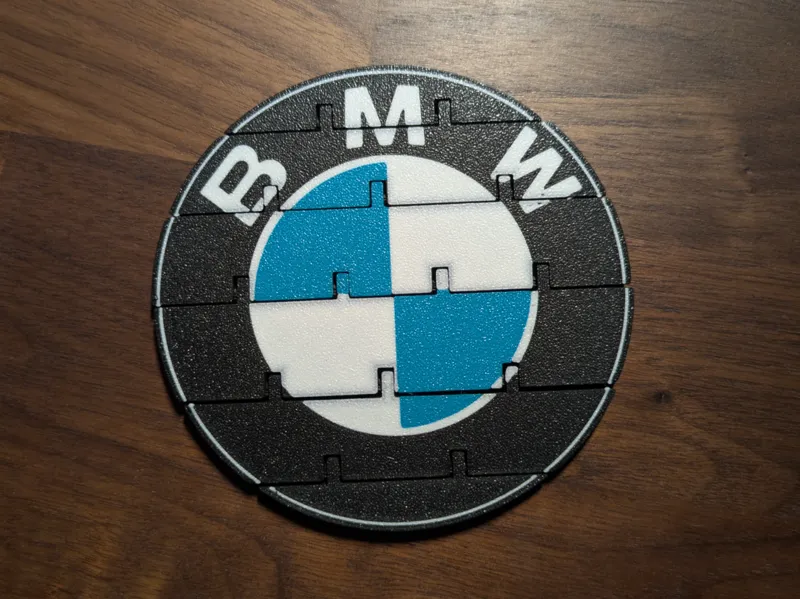BMW Logo Flexi Coaster