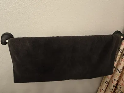 End Rod holders for towels