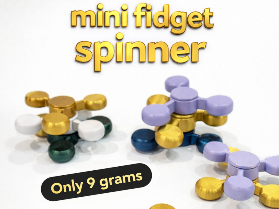 Mini Fidget Spinner | 9g Filament | 40 min Print