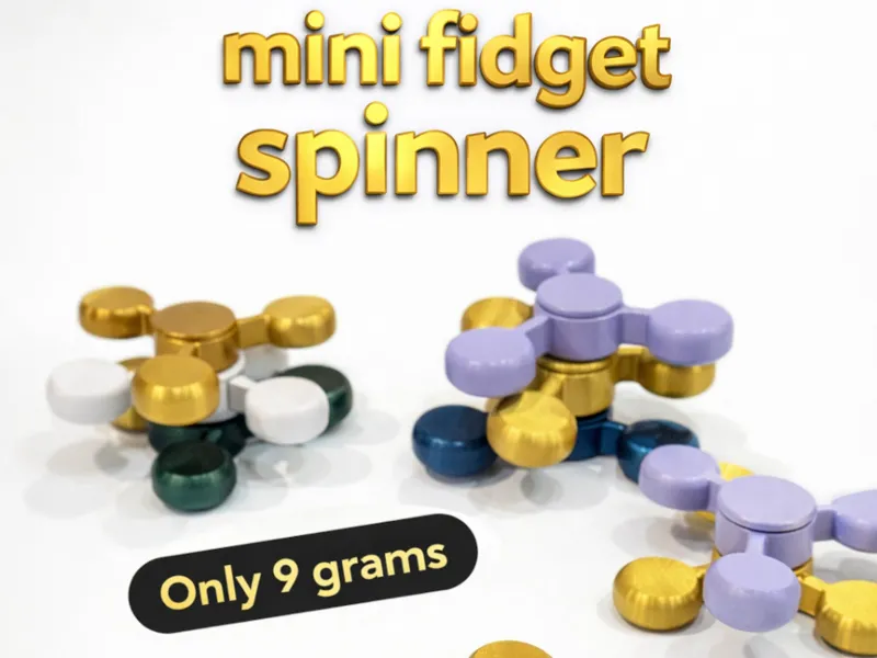 Mini Fidget Spinner | 9g Filament | 40 min Print