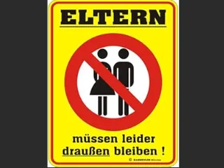 Parents must unfortunately remain outside