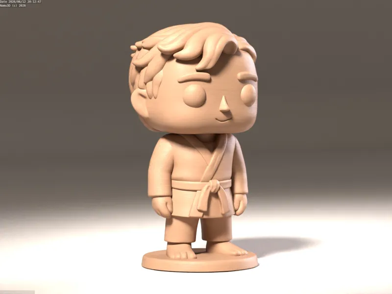 Judo Dude - Calm Strength | Cute Chibi Character