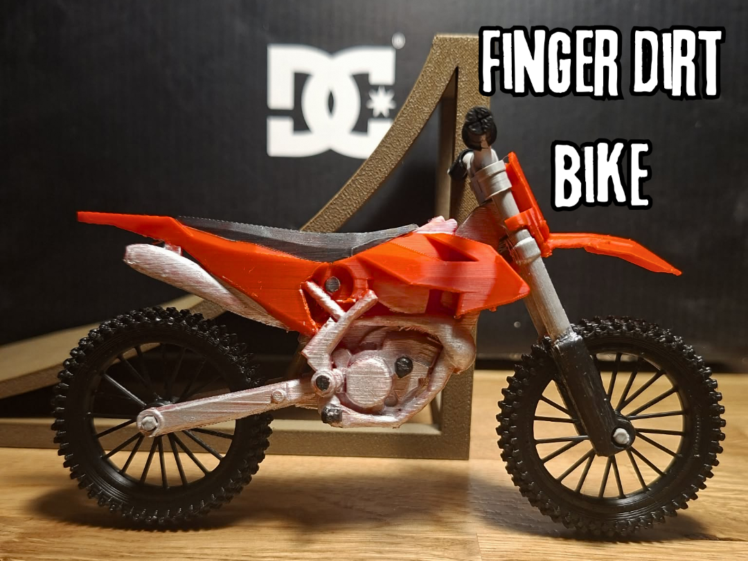 Finger motocross / dirtbike 1:16 scale - 1
