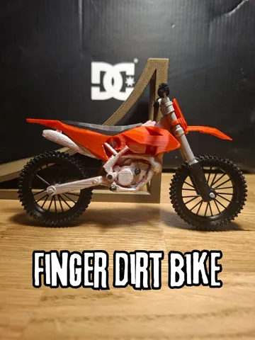 Marco decorativo: Finger motocross / dirtbike 1:16 scale — vista de referencia 2