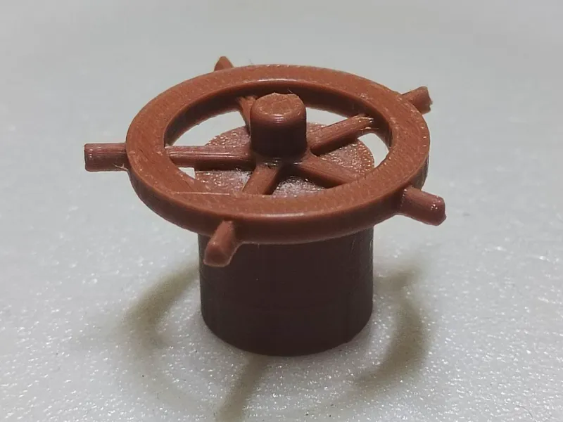 Ship-Wheel Fan Knob