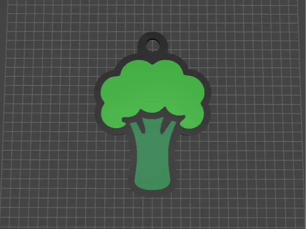 3D Printable Broccoli Model
