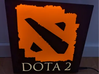 Dota 2 Logo Inspired Lightbox 