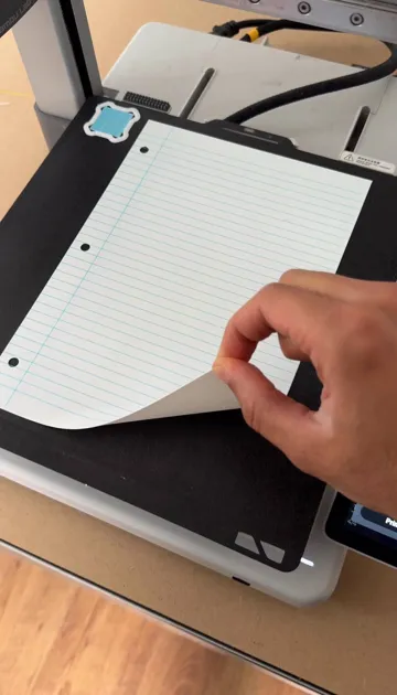 Accesorio para impresora 3D: Notebook Paper — vista de referencia 4