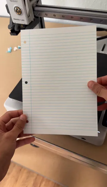 Accesorio para impresora 3D: Notebook Paper — vista de referencia 5