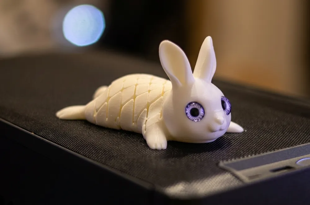 Chibi Bunny Family | Articulated Print in Place - Free 3D Print Model ...