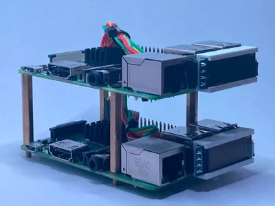 0.91 OLED Raspberry Pi Nameplate