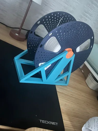 Filament spool holder for 3 KG spools - Free 3D Print Model - MakerWorld