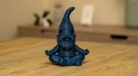 Meditating gnome