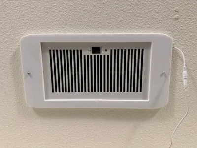 AC Register/vent 6x12 booster adapter for 7x14 