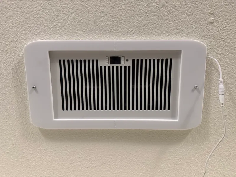 AC Register/vent 6x12 booster adapter for 7x14 