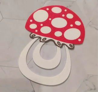 mushroom bookmark
