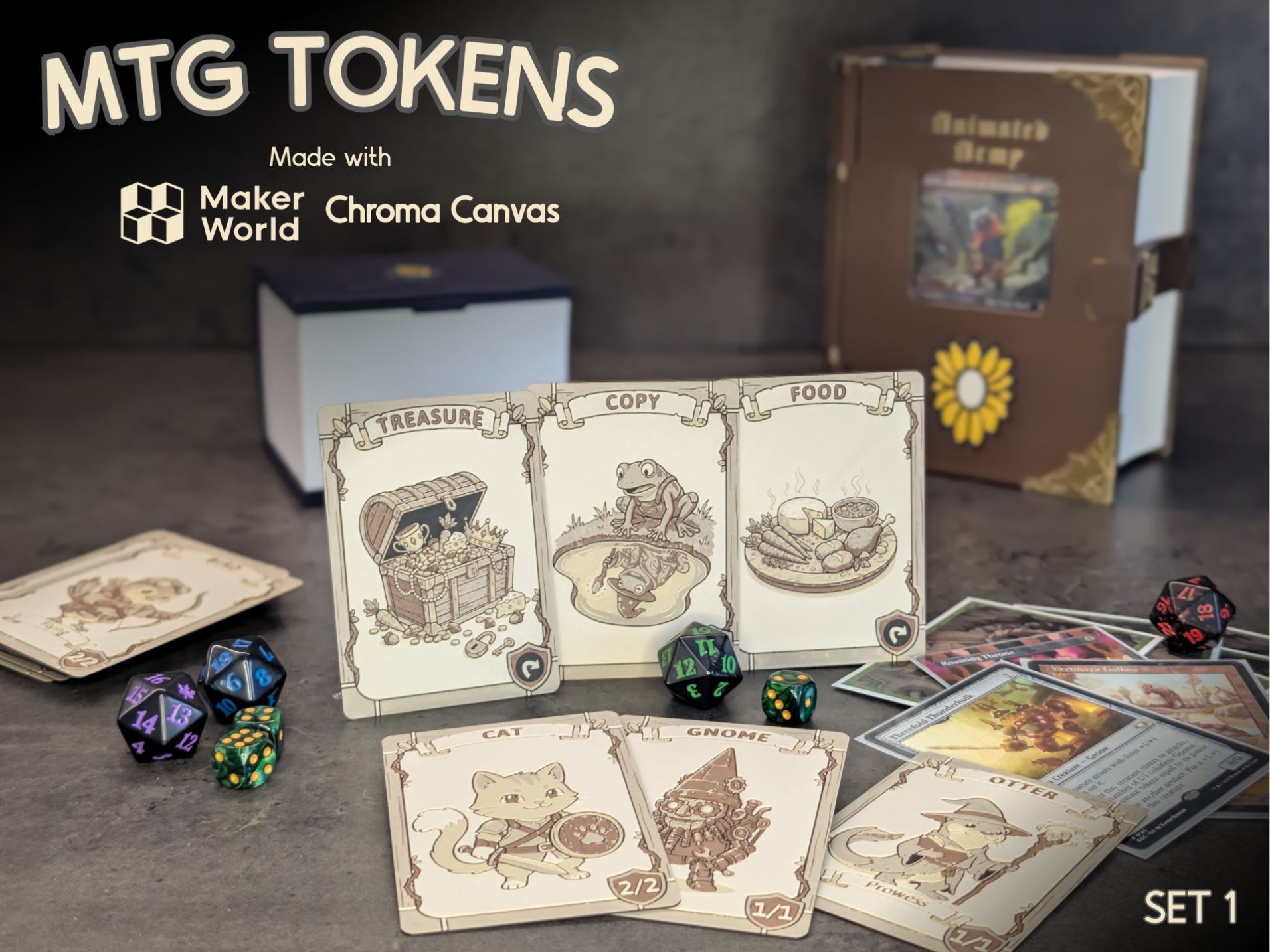 MTG Tokens - Set 1 - Chroma Canvas