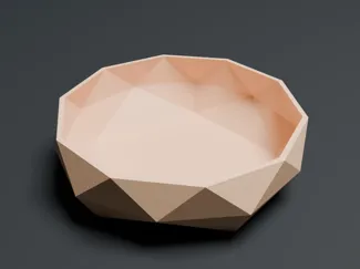 Low Poly Tray