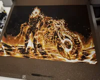 Ghost Rider 0.08mm layer, 100% infill, 240x184.59mm
