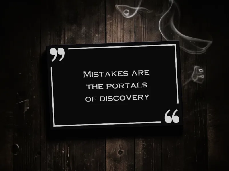 Empower Card - Mistakes are portal of discovery